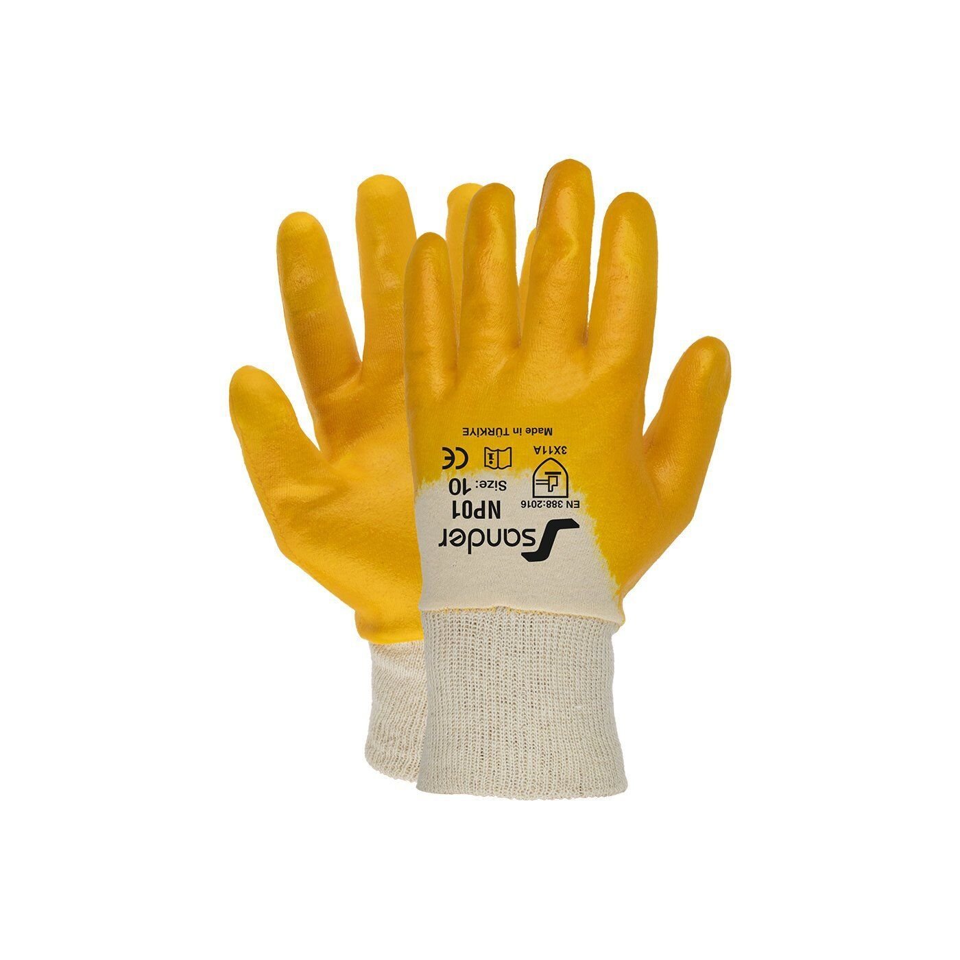 SANDER NP01 Nitril Eldiven 10 Numara