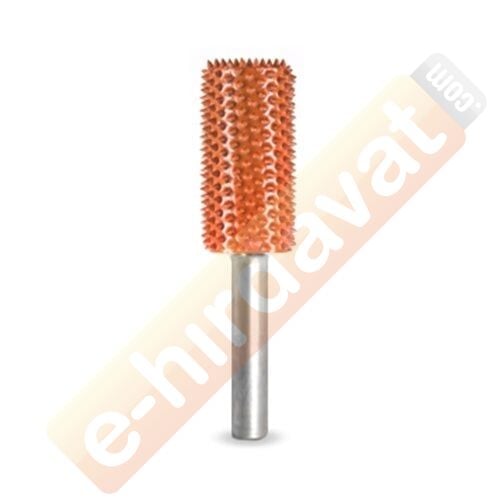 SABURTOOTH 6C58L-90 Silindir Tip Kalın Diş Ahşap Törpü (Sap:6 mm)