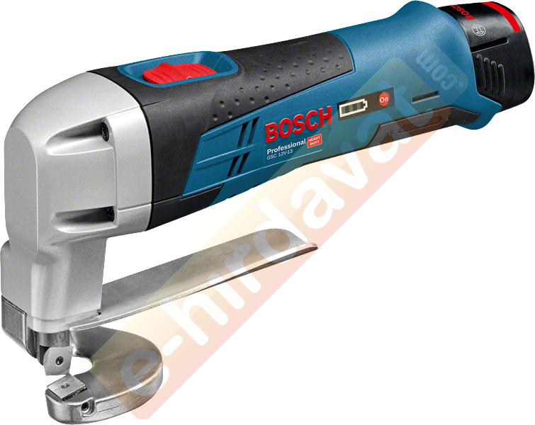Bosch Profesyonel Seri Bosch Professional GSC 12V-13 2 Ah Çift Akülü Sac Kesme Makinesi - L-boxx Çantalı