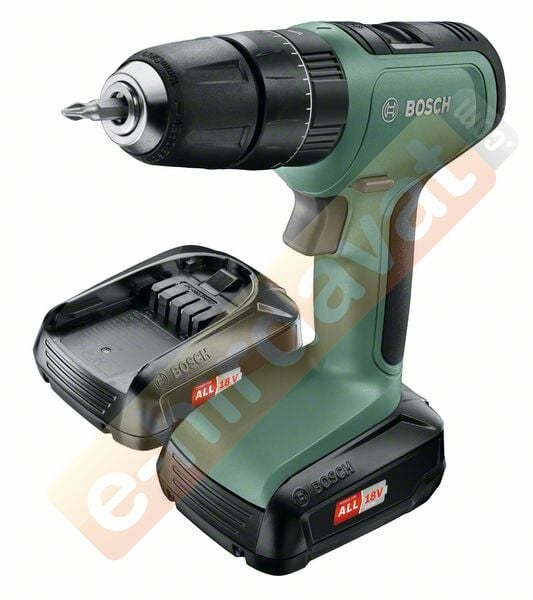 Bosch UniversalImpact 18 Çift Akülü Darbeli Delme Vidalama Makinesi (2 x 1,5Ah)