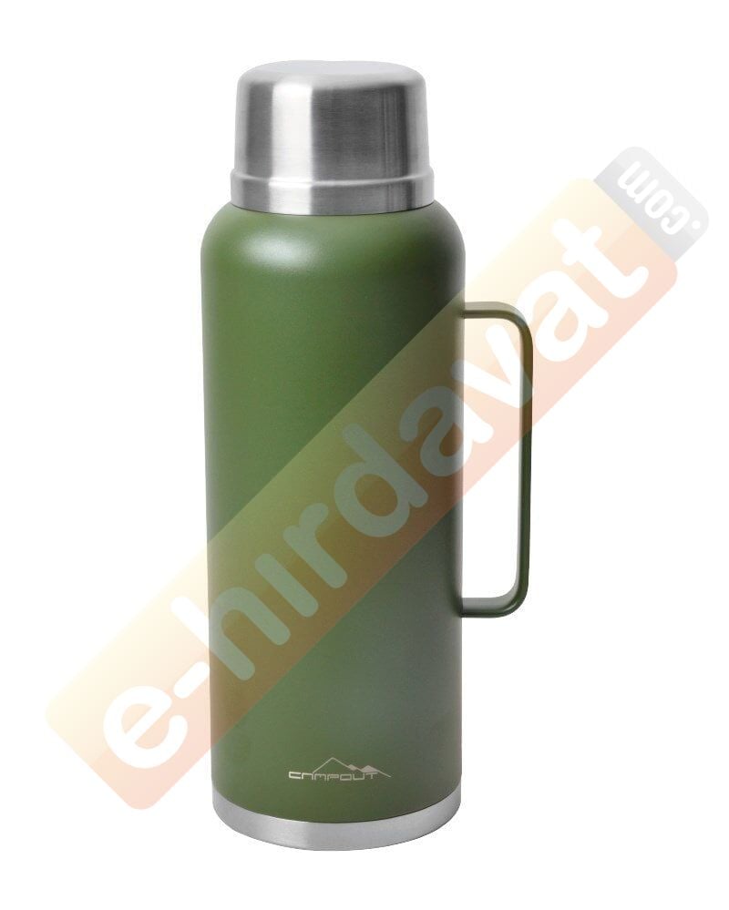 NURGAZ Campout Çift Katmanlı Termos 2600 ml Yeşil (NG 166)