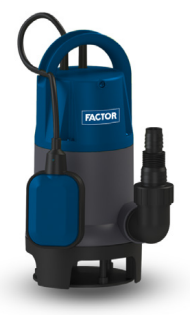 FACTOR CD750P-N Plastik Gövdeli Drenaj Dalgıç Pompa 750 Watt