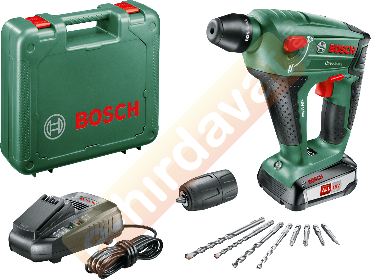 Bosch UNEO MAXX 18 V Tek Akülü Kırıcı Delici (1 x 2,5 Ah)