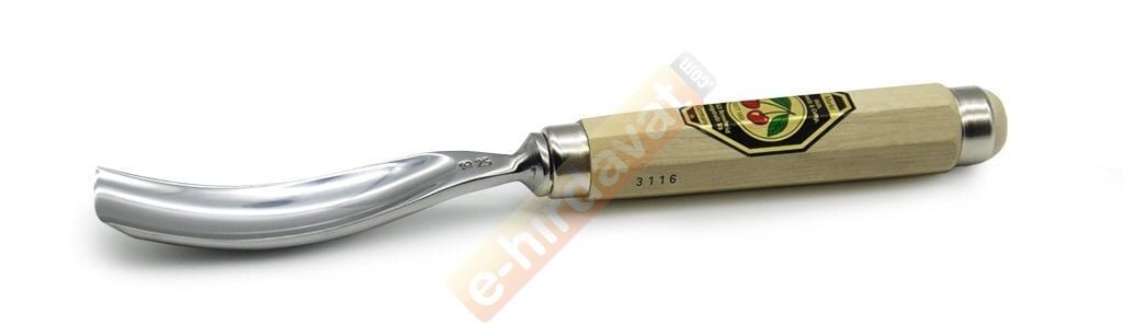 KIRSCHEN Two Cherries Bükülmüş Oluklu Iskarpela 40 mm (Cut 7 - 3116040)