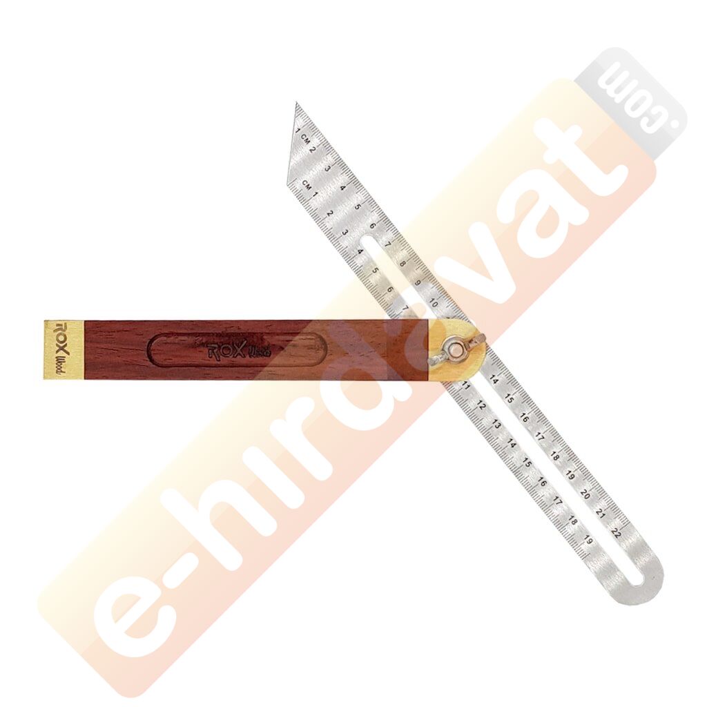 ROX Wood 7 Gül Ağacı Ayarlı Gönye 15399001-7