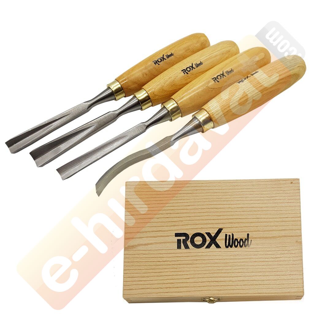 ROX Wood 4 Parça Ahşap Oyma Seti (15399076)