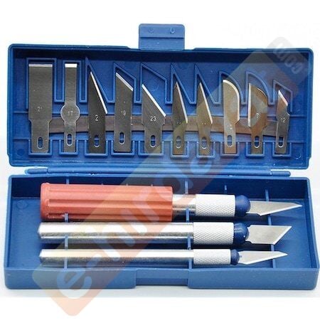 ROX Wood 13 Parça Kretuar Hobi Bıçak Seti 153ROX184508