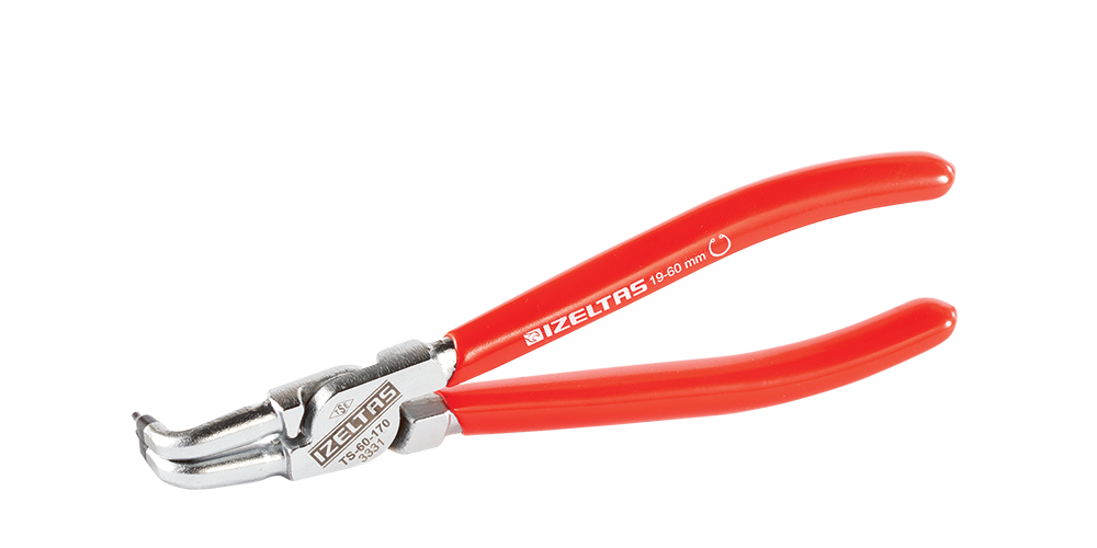 İZELTAŞ İç Segman Pensesi Yaysız-Eğri 210 mm (3331 12 0210)