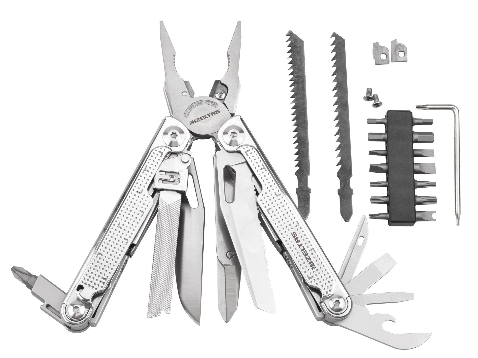 İZELTAŞ Multi Pro Tool 15 Fonksiyonlu Katlanır Multi Pense Seti