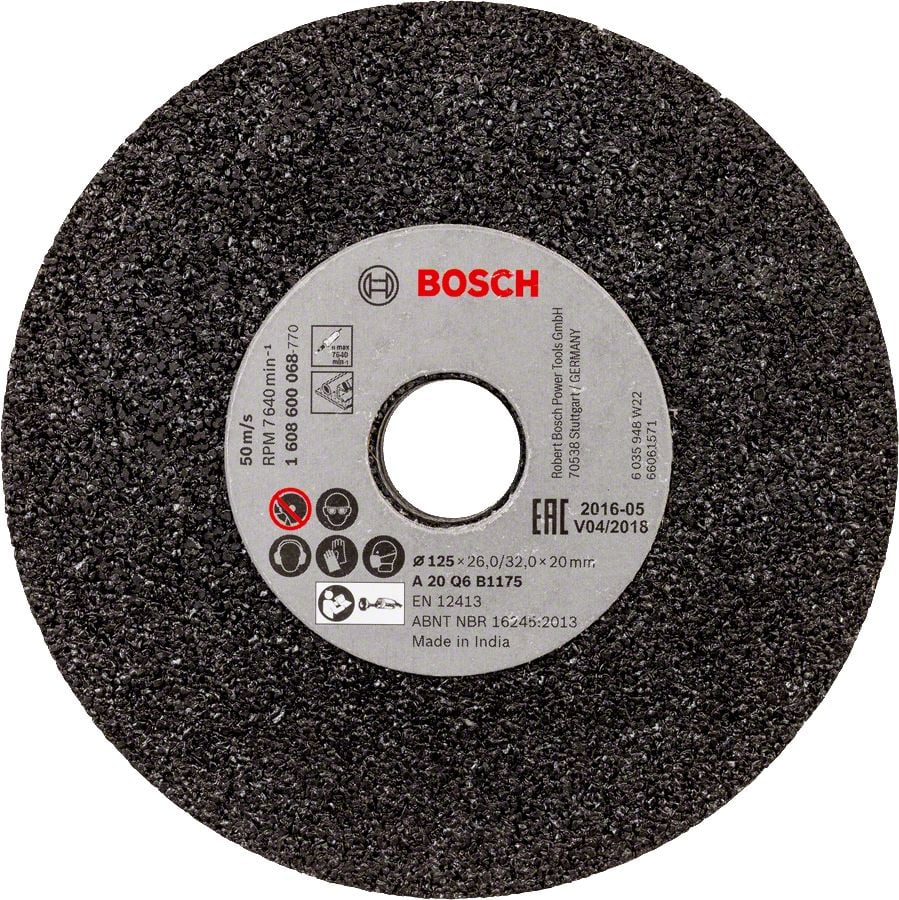 Bosch GGS6S 125 mm 20 Kum Taş SiC
