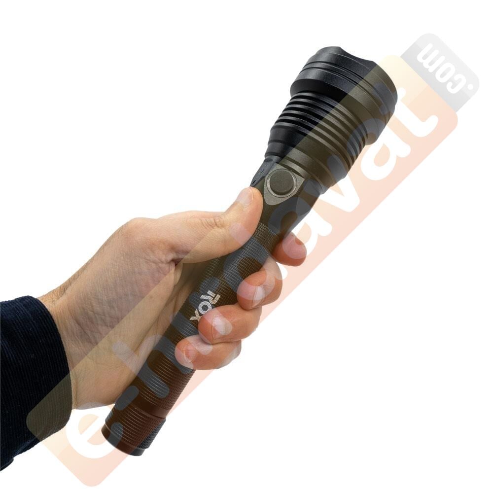 ROX Outdoor Şarjlı Led El Feneri 6000 Lümen (153ROX0214)