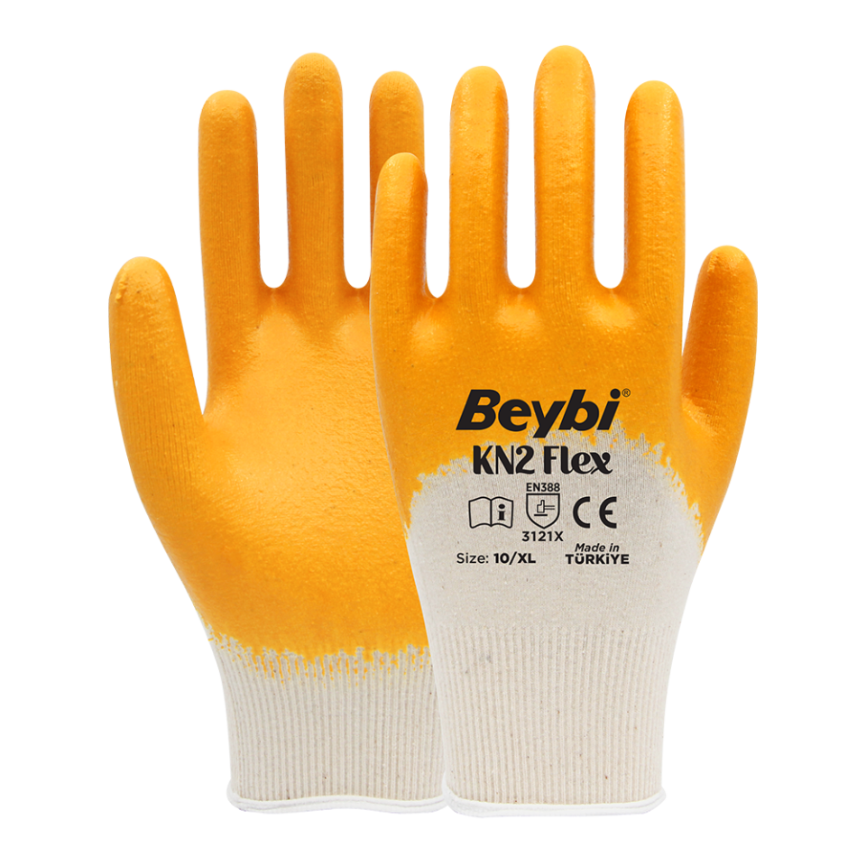 BEYBİ KN-2 Flex Nitril İş Eldiven 9 Numara