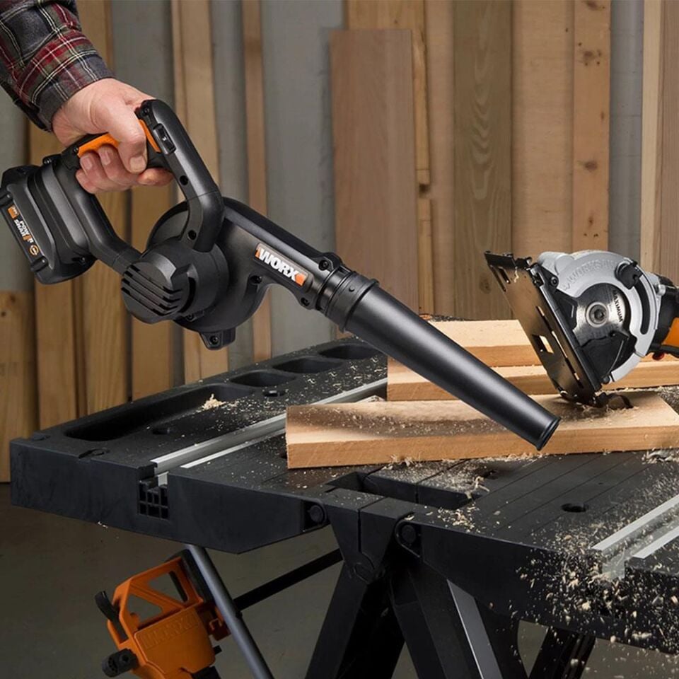 Worx WX094.9 20Volt Profesyonel Şarjlı Devir Ayarlı Üfleyici (Akü Dahil Değildir)