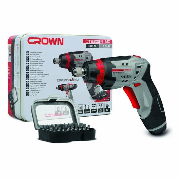 CROWN CT22024MC Akülü Vidalama 3.6 Volt 1.5 Ah
