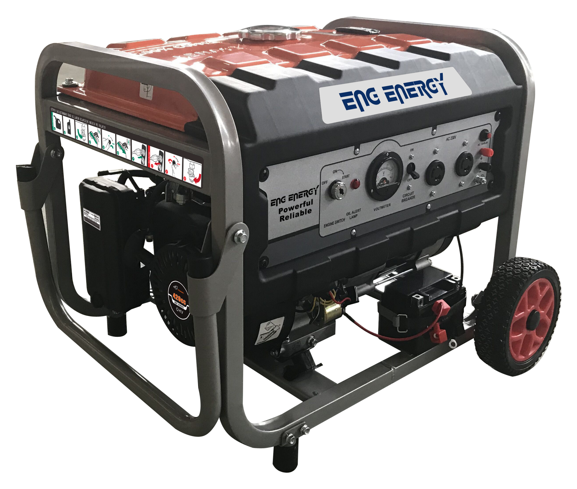 ENERGY KM8000 Benzinli Marşlı Jeneratör 6.0 kW