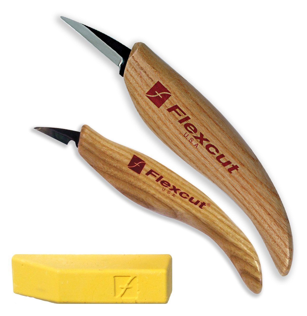Flexcut Whittler's Yontma Seti 2 Parça + Cila