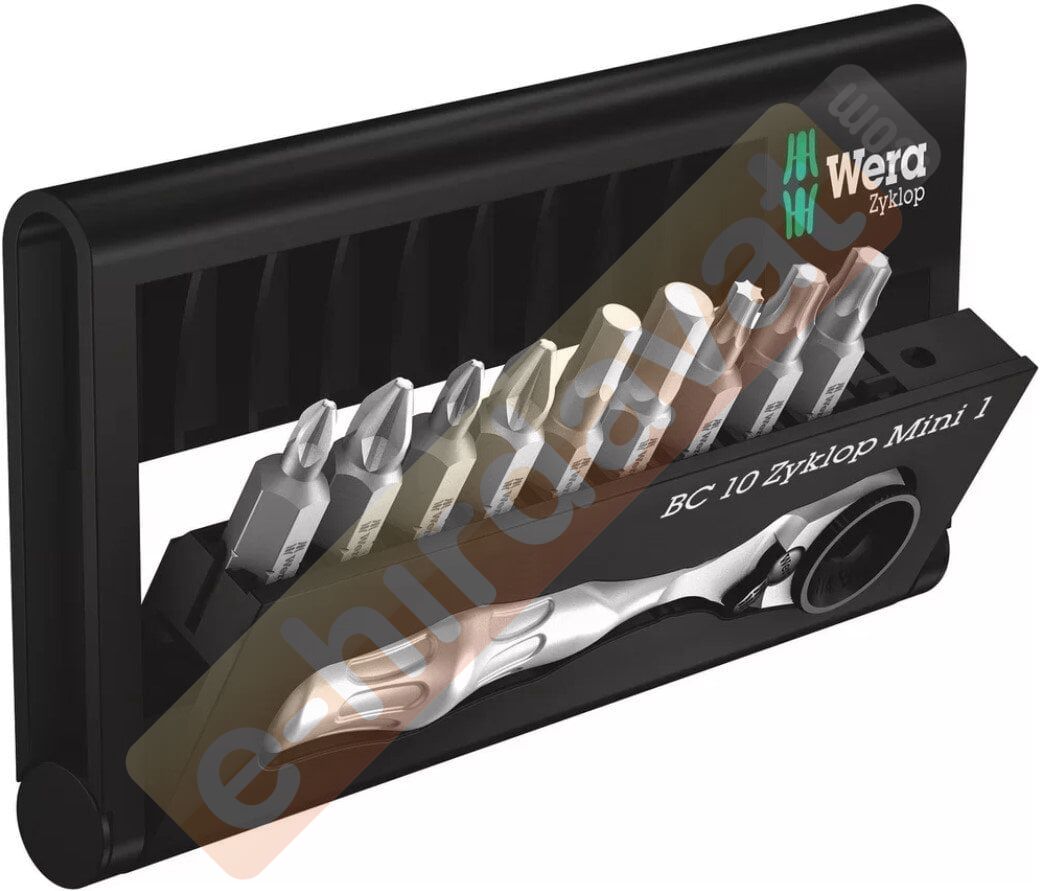 WERA Kraftform Kompakt Zyklop Mini Cırcır Seti (05073645001)