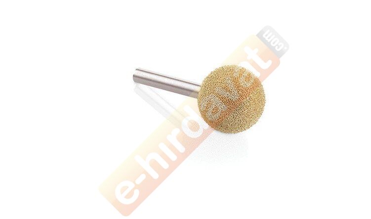 KUTZALL S-1G İnce Diş Yuvarlak Top Törpü (6.3 mm Sap)