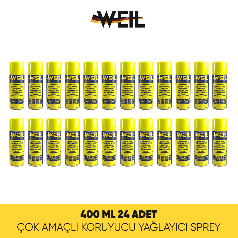 Weil Çok Amaçlı Bakım Spreyi 400ml - 24'lü Paket