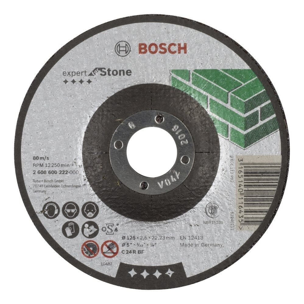 Bosch Aksesuarlar Bosch - 125*2,5 mm Expert Serisi Bombeli Taş Kesme Diski (Taş)