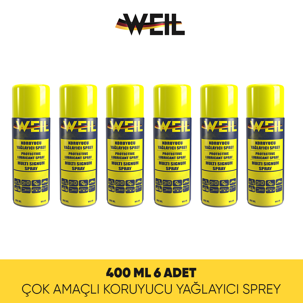 Weil Çok Amaçlı Bakım Spreyi 400ml - 6'lı Paket