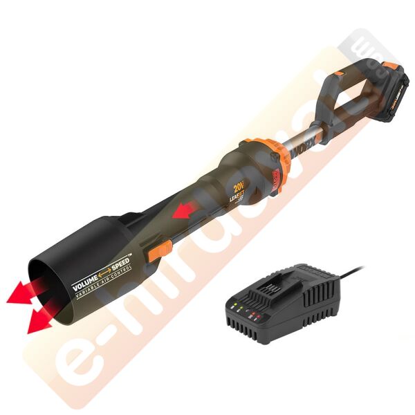 WORX WG543E 20Volt 4.0Ah. Li-ion Kömürsüz Profesyonel Devir Ayarlı Yaprak Üfleme