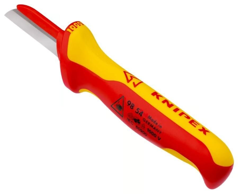 KNIPEX VDE 1000 Volt Kablo İzole Sıyırma Bıcağı 190 mm (9854)