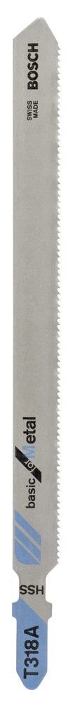 Bosch Aksesuarlar Bosch - Ekonomik Seri Metal İçin T 318 A Dekupaj Testeresi Bıçağı - 5'Li Paket