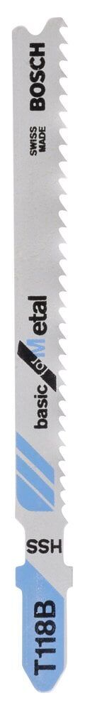 Bosch Aksesuarlar Bosch - Ekonomik Seri Metal İçin T 118 B Dekupaj Testeresi Bıçağı - 25'Li Paket