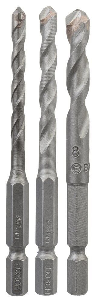 Bosch Aksesuarlar Bosch - Altıgen Şaftlı, HEX-9 Serisi Seramik için Matkap Ucu 3'lü Set 5-6-8 mm