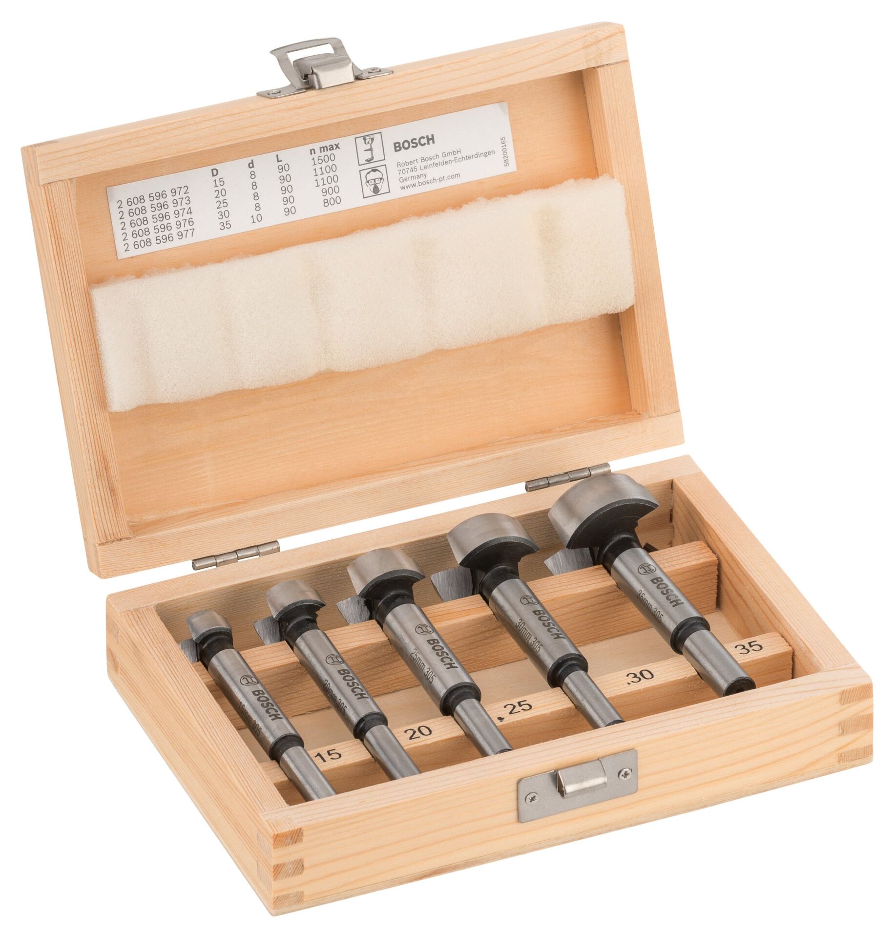 Bosch Aksesuarlar Bosch - 5 Parçalı Menteşe Açma Ucu Seti