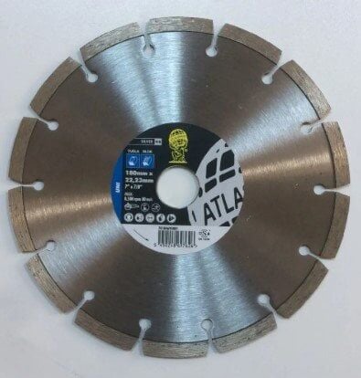 ATLAS Universal Soketli Beton İçin Elmas Testere 180 mm