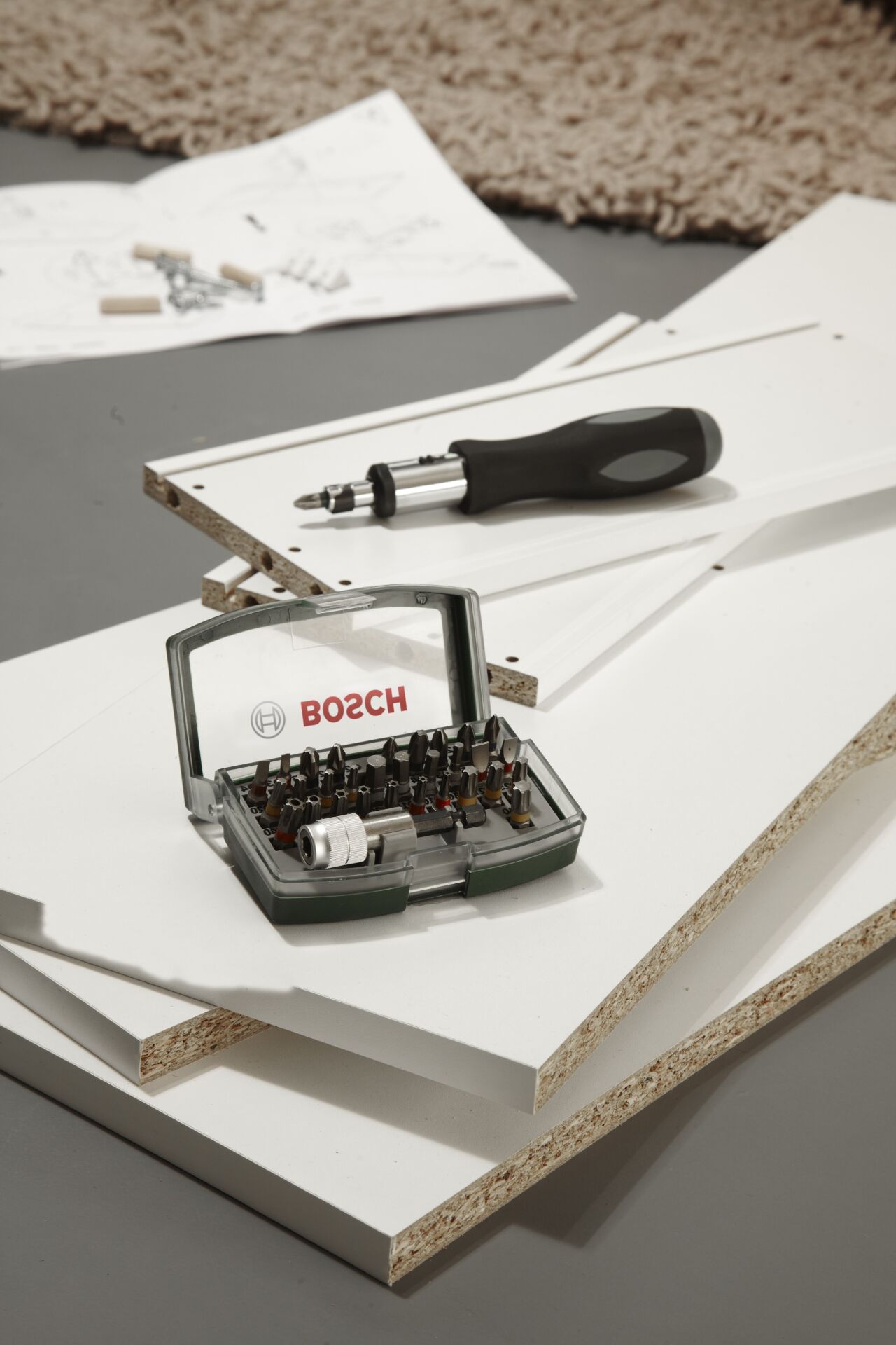 Bosch Aksesuarlar Bosch DIY 32 Parça Vid. Ucu ve Tornavida Seti