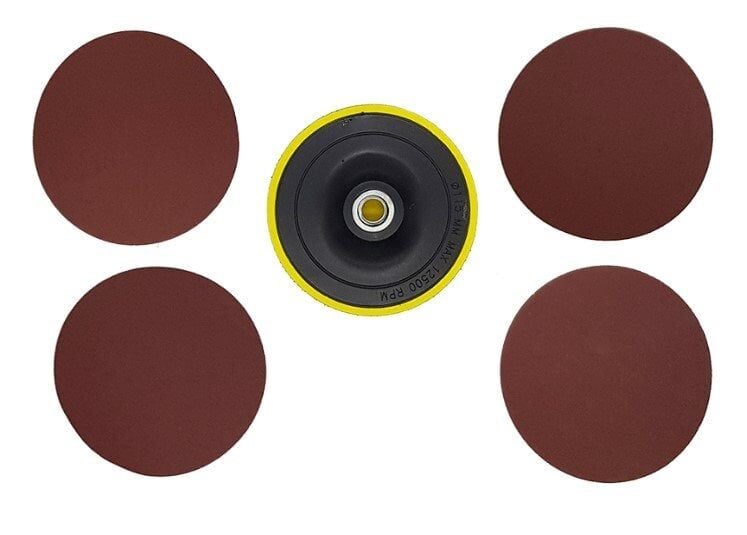 NEXON 115 mm Cırt Taban 4 Adet Zımparalı