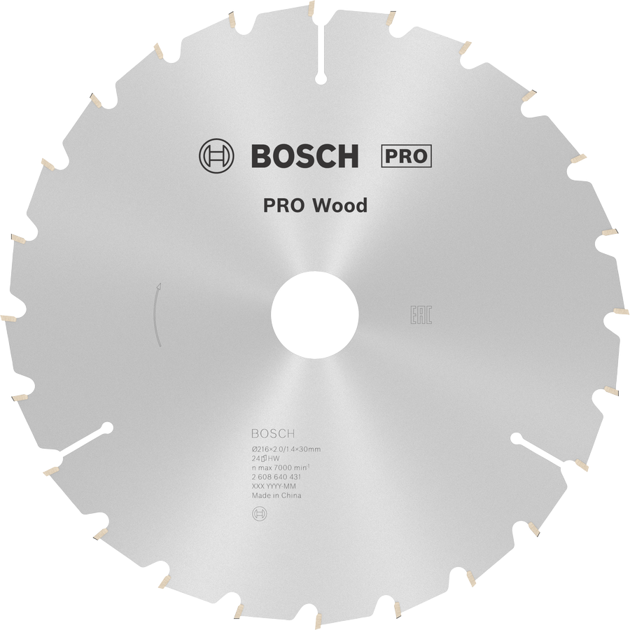 BOSCH Optiline Wood 216 mm 24 Diş Ahşap Elmas Daire Testere