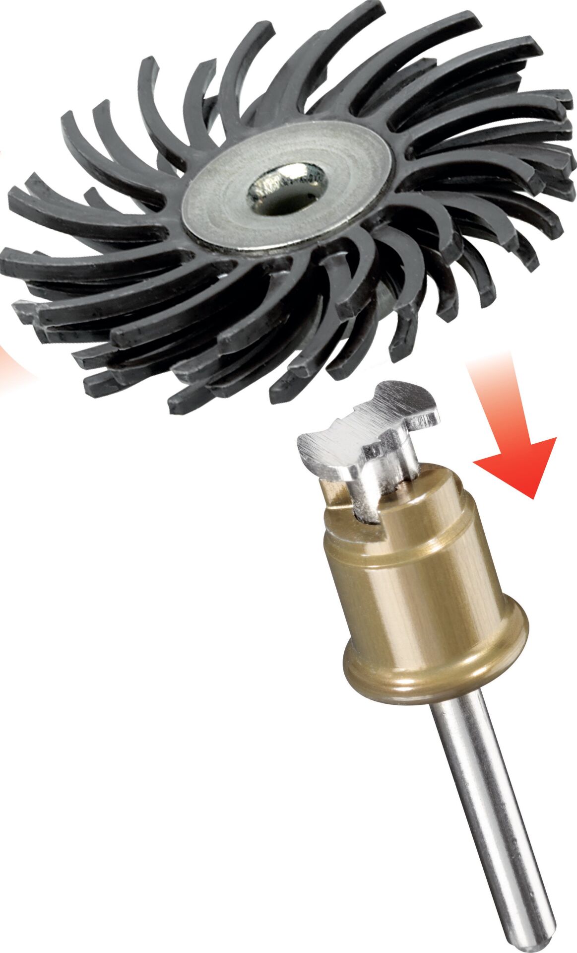 Dremel® EZ SpeedClic: Detay Aşındırıcı Fırça 36 kumlu (471S)