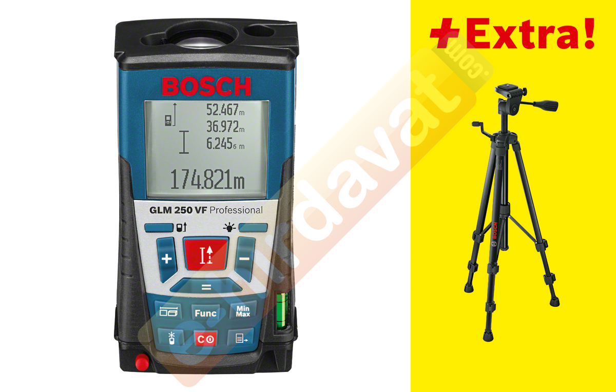 Bosch GLM 250 VF + BS 150 Professional Lazerli Uzaklık Ölçer