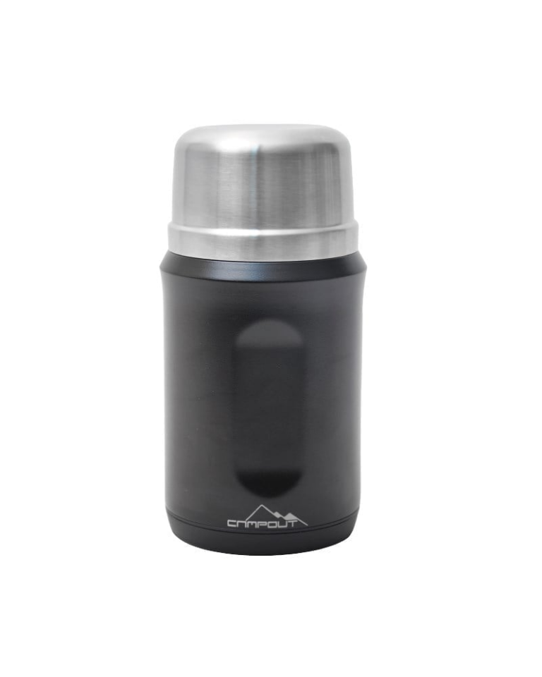 NURGAZ Siyah Yemek Termosu 600 ml (NG 172-S)