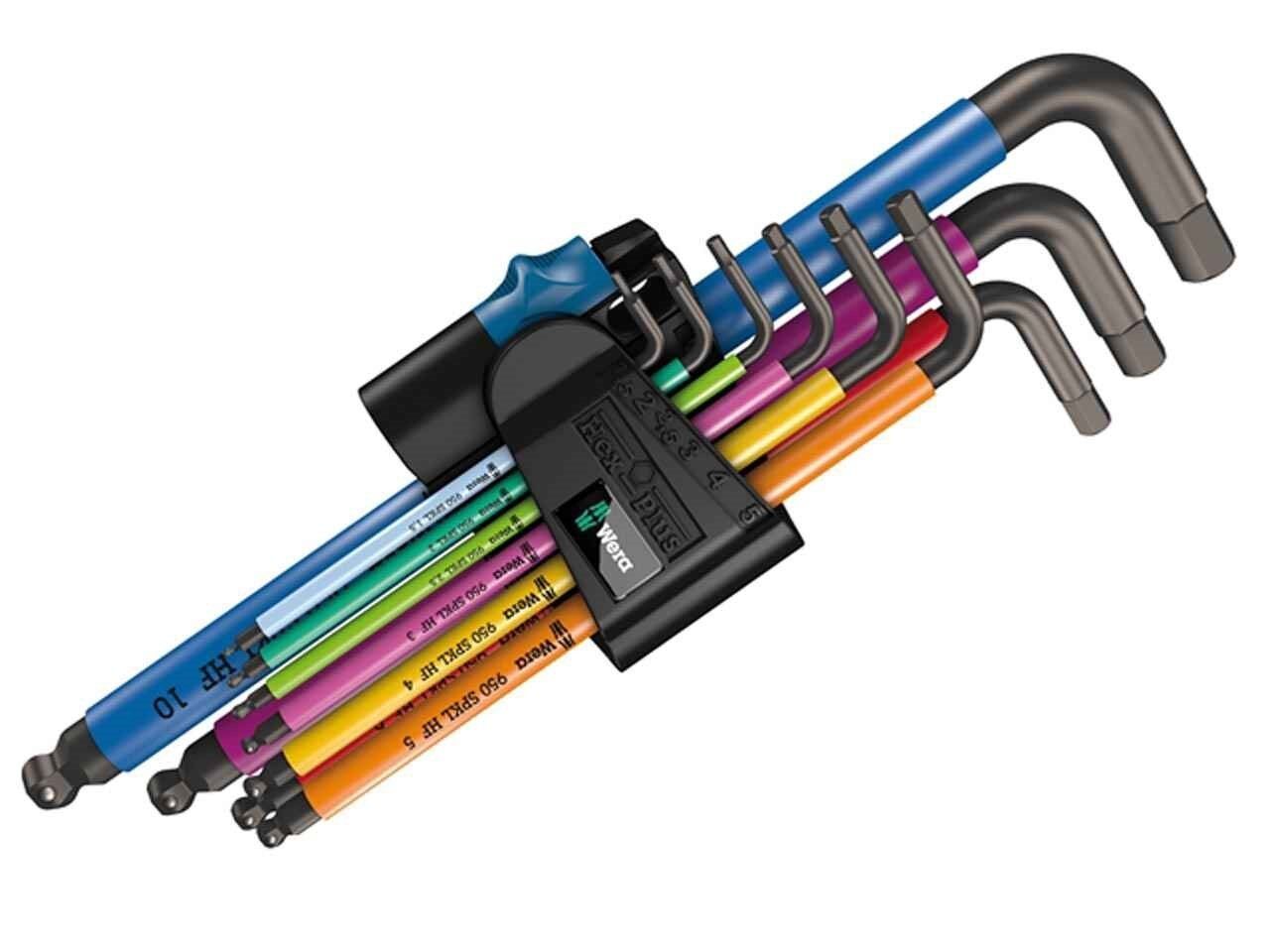 WERA 950/9 SPKL Topbaşlı Alyan Anahtar Takımı