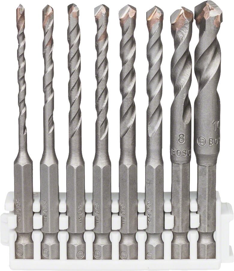 Bosch Aksesuarlar Bosch - HEX-9 Ceramic Altıgen Şaftlı Matkap Ucu 8'li Set - Click