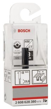 Bosch Standard W Çift Oluk Düz Freze 8*7*51 mm