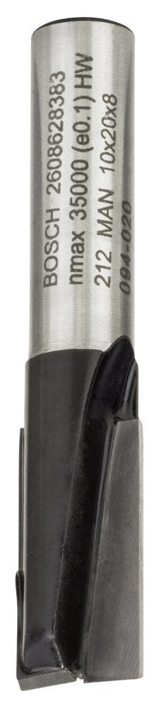 Bosch Standard W Çift Oluk Düz Freze 8*10*51mm