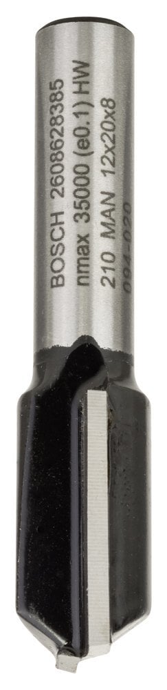 Bosch Standard W Çift Oluk Düz Freze 8*12*51mm