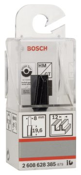 Bosch Standard W Çift Oluk Düz Freze 8*12*51mm
