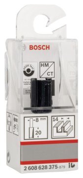 Bosch Standard W Çift Oluk Düz Freze 8*14*51mm