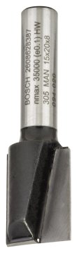 Bosch Standard W Çift Oluk Düz Freze 8*15*51mm