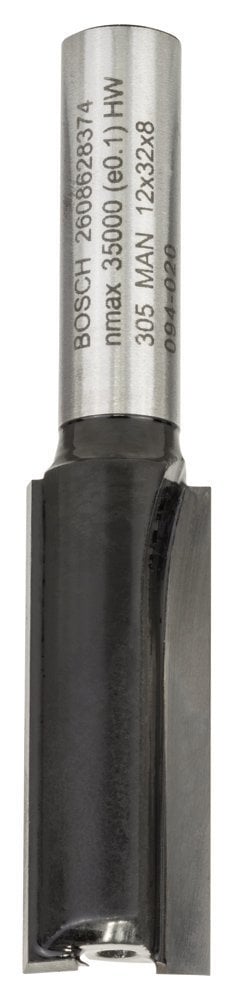 Bosch Standard W Çift Oluk Düz Freze 8*12*62mm