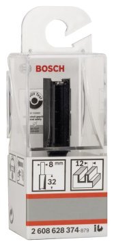 Bosch Standard W Çift Oluk Düz Freze 8*12*62mm
