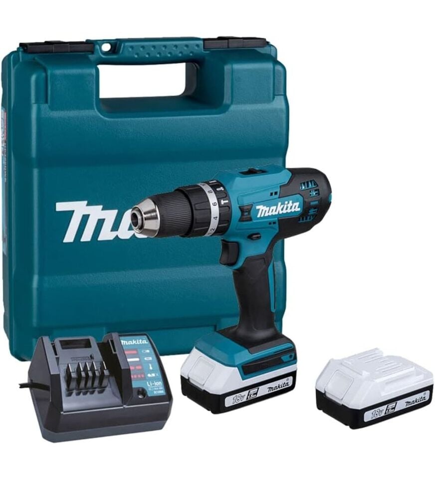 MAKİTA HP 488 D002 Akülü Darbeli Matkap 18 Volt 2.0 Amper