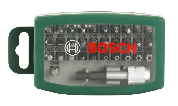 Bosch Aksesuarlar Bosch DIY 32 Parça Vidalama Ucu Seti 25 mm
